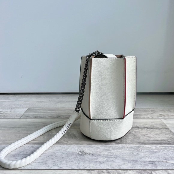 Loeuvre Sac de Lumiere Mini Bucket Bag - White Multicolor - Picture 9 of 12
